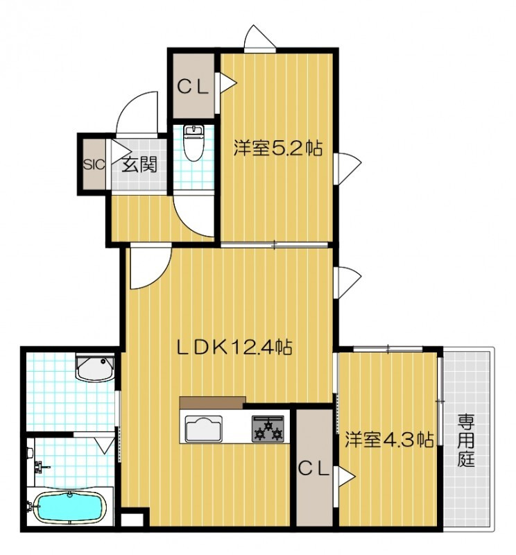 Prendre Takeharuの間取り