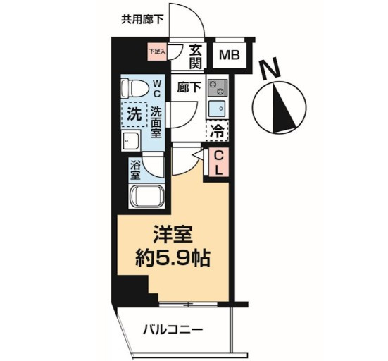 ヴァローレ松戸フィーロの間取り