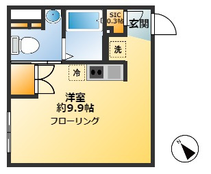 アーバンキューブ三鷹の間取り
