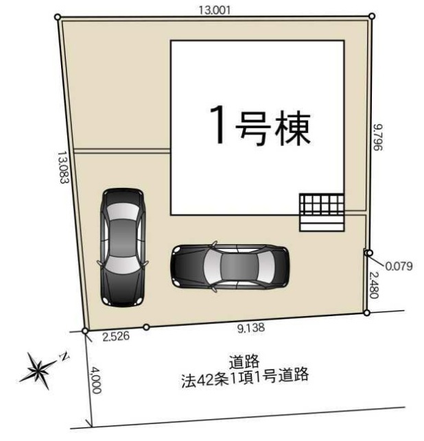船橋市みやぎ台４丁目第６の区画図