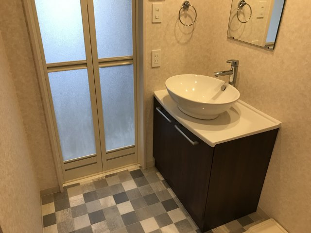 福岡市南区横手南町の賃貸マンションの洗面所