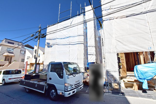 KEIAI GRACE上ケ原六番町新築一戸建て│3SLDK+駐車1台可の外観|1号棟外観です。食器洗浄乾燥機、浄水器、浴室暖房乾燥機、床暖房など毎日の暮らしを快適にする充実の住宅設備です。