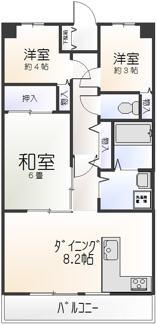 【間取り】 | プロスパーレジデンス
