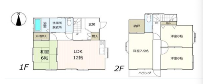 【間取り】 | 蓮田市大字閏戸　中古戸建
