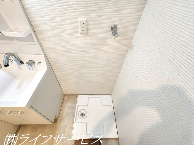 【洗面所】 | 淀川リバーサイドマンション | 洗濯パン