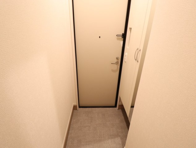 熊本市南区御幸笛田５丁目のアパートの玄関