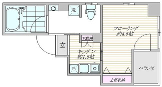 【間取り】 | イクス・デュール | 間取りです。