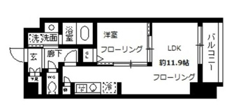【間取り】 | ファインクレスト入谷 | 間取りです。