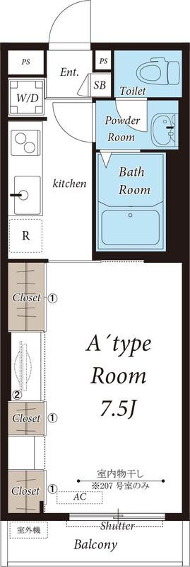リブリ・フォレスタⅢの間取り