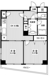 【間取り】 | ナイスアーバン入谷 | 間取りです。