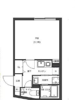【間取り】 | Ｄ－ＳＴＹＬＥ東浅草 | 間取りです。