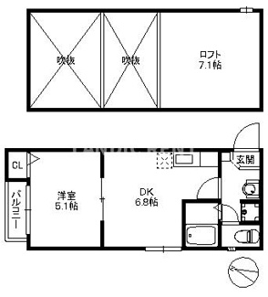 【間取り】 | GOLDWING周船寺Ⅰ