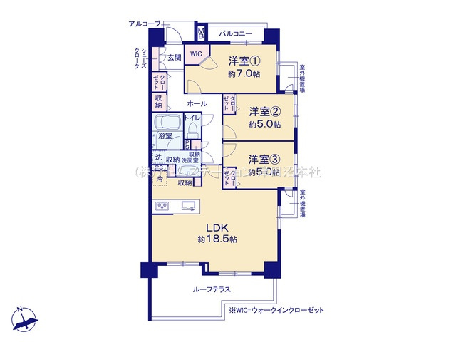 【間取り】 | アトムセレクト　プライヴェル東中山２階