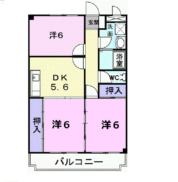 アヴォワール雅の間取り