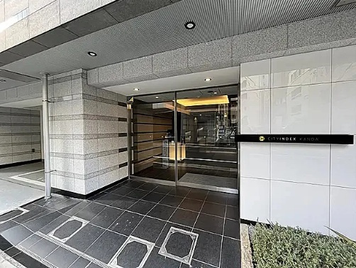 シティインデックス神田のエントランス