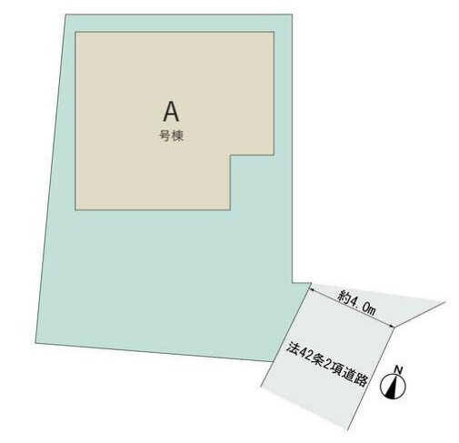 三島市谷田１２１５番　新築戸建　全１棟の区画図