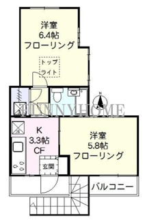 【間取り】 | アルベール松原