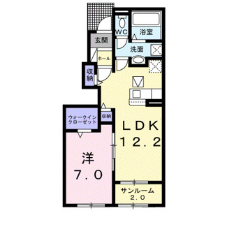 【間取り】 | メゾンラシャンスS