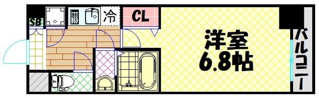 【間取り】 | ファーストフィオーレ難波南パークサイド
