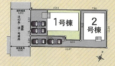 船橋市習志野台５丁目第１３の区画図
