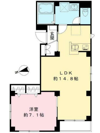 Bandol Shibadaimonの間取り