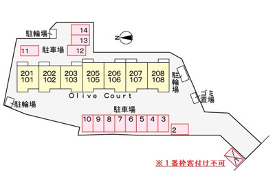 【区画図】 | Olive　Court