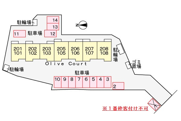 【区画図】 | Olive　Court