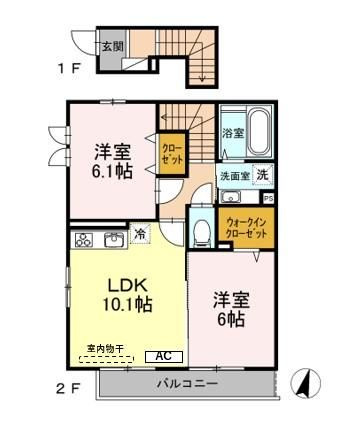 【間取り】 | ルミエールA