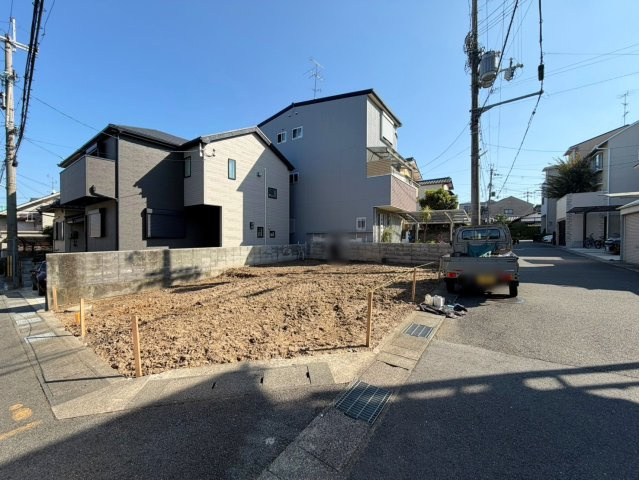 寺戸町西野辺　建築条件無し土地の外観
