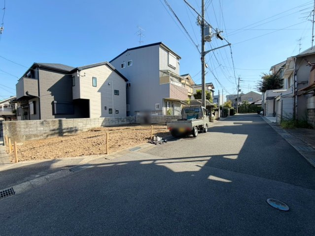 寺戸町西野辺　建築条件無し土地の外観