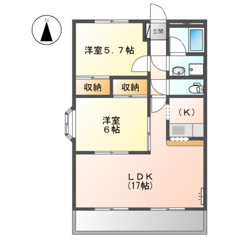 フェイブルの間取り