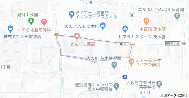 【地図】 | シャインハイツ茨木