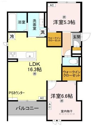 ENCHANTE大久保駅前の間取り