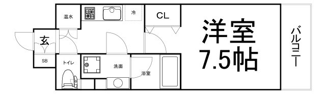 【間取り】 | ミヤレジデンス西天満