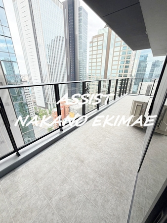 シティタワー新宿のバルコニー
