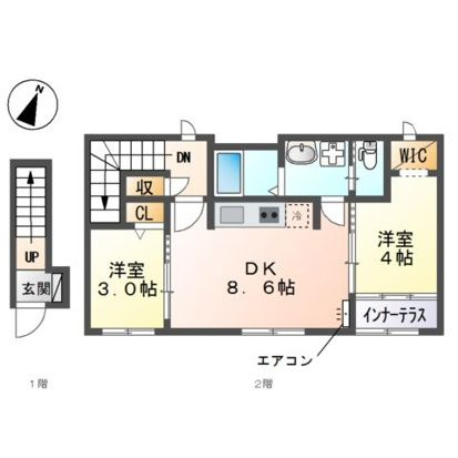 【間取り】 | アムール　辻　