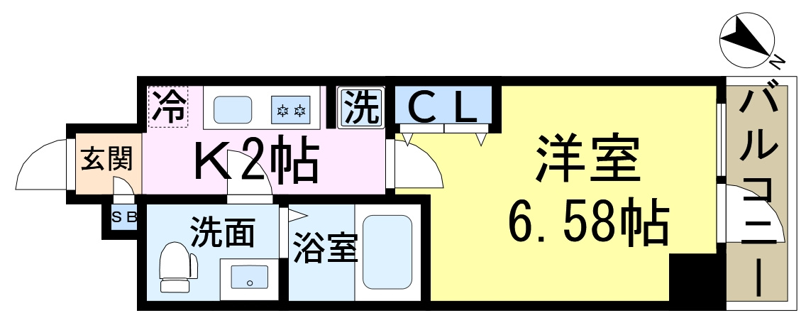La Douceur新小岩の間取り
