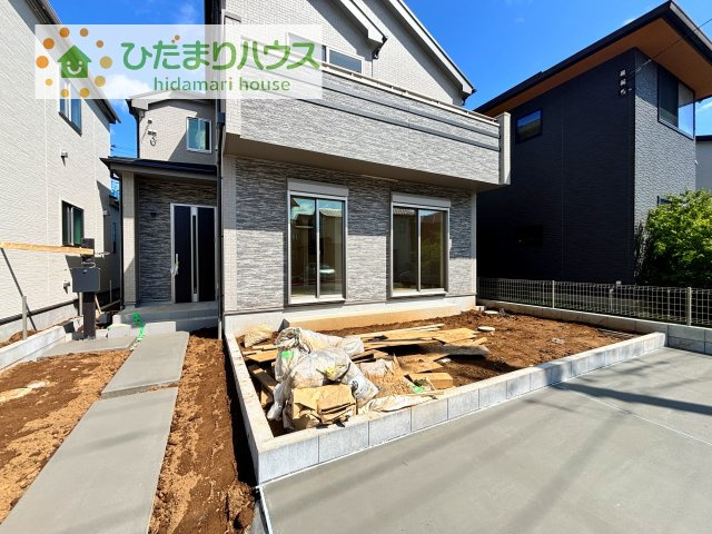 【庭】 | つくばみらい市富士見ヶ丘３丁目26番　新築戸建　B号棟 | 家族みんなで広～いお庭でバーベキューが楽しめます(^^♪
