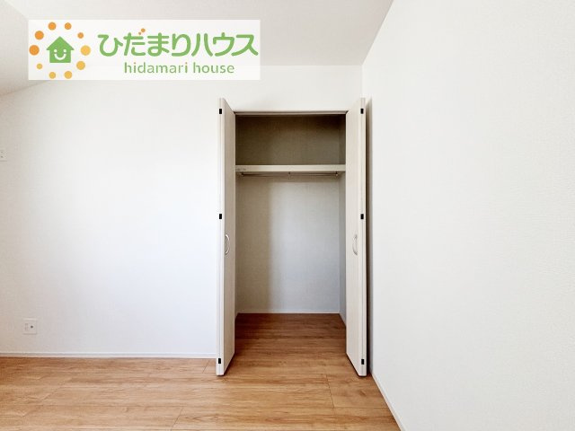 【収納】 | つくばみらい市富士見ヶ丘３丁目26番　新築戸建　B号棟 | 各居室にはしっかりと収納を完備！