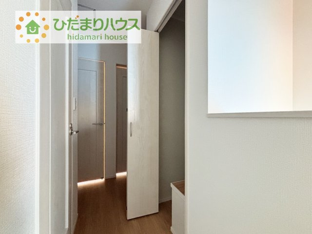 【収納】 | つくばみらい市富士見ヶ丘３丁目26番　新築戸建　B号棟 | 便利な廊下収納完備！