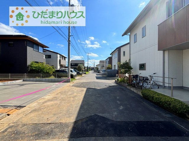 【前面道路含む現地写真】 | つくばみらい市富士見ヶ丘３丁目26番　新築戸建　B号棟 | 今から見たいも大歓迎！！お気軽にお問い合わせください！