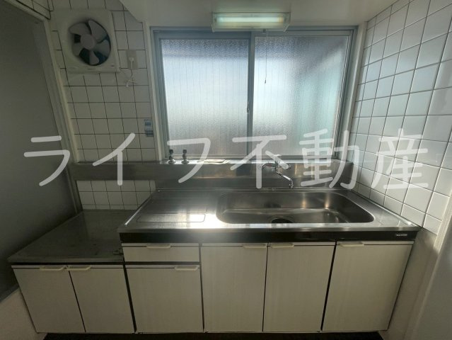 石切パークサイドマンションのキッチン|きれいなキッチンです