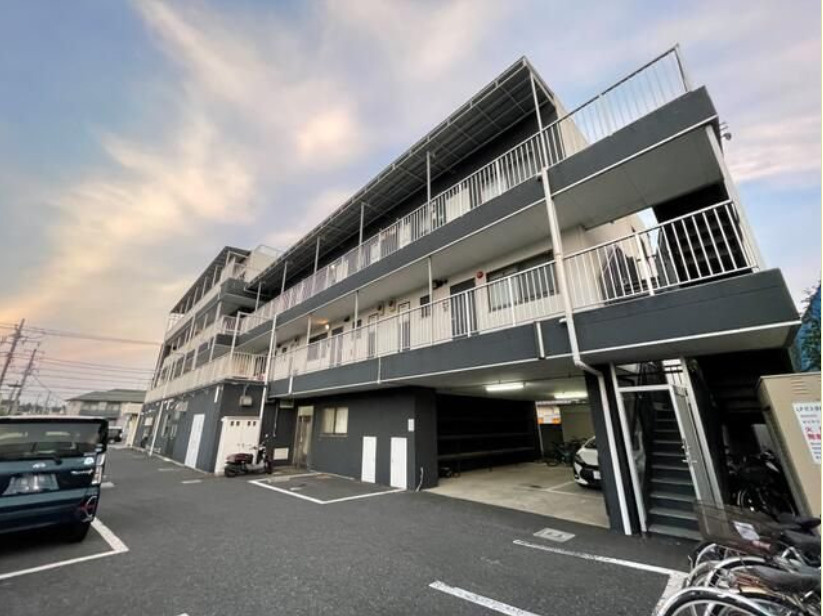 松戸市高塚新田の賃貸マンションの外観