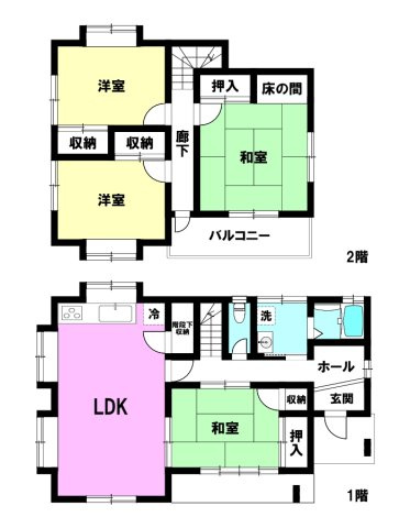 中央区 蜆塚町の間取り|4LDKの間取りになります。