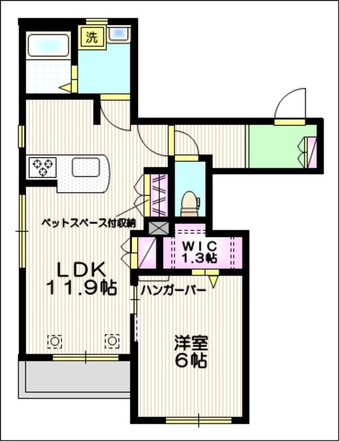 メゾンハピネス大宮の間取り