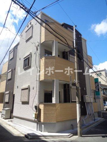 墨田区東向島５丁目のアパートの外観