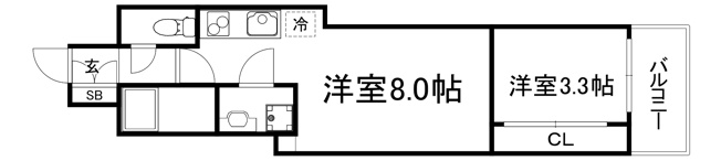 【間取り】 | SERENiTE谷町croix