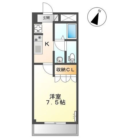パブリック二番館　　刈谷市近郊の賃貸ならクラスホーム刈谷店の間取り