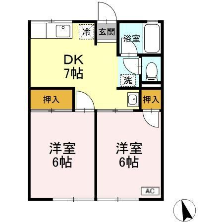 【間取り】 | シティハイムベルメゾンC