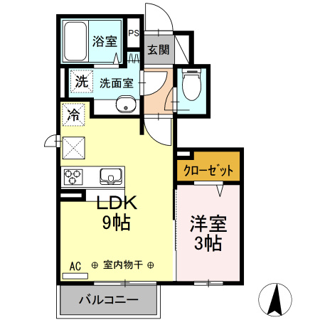 ハッピーハイムの間取り